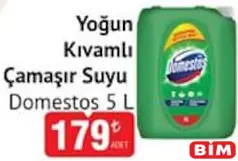 DOMESTOS YOĞUN KIVAMLI ÇAMAŞIR SUYU 5 L